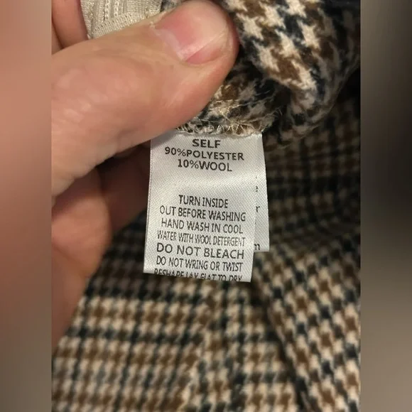 Vestique plaid poly wool blend mini skort NWT - Picture 8 of 10